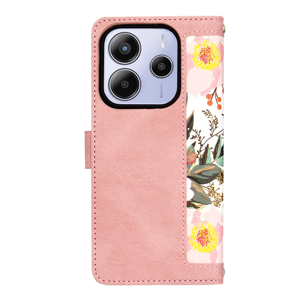 Puzdro pre Xiaomi Redmi Note 14 5G, Techsuit, FlipCraft, Ružové