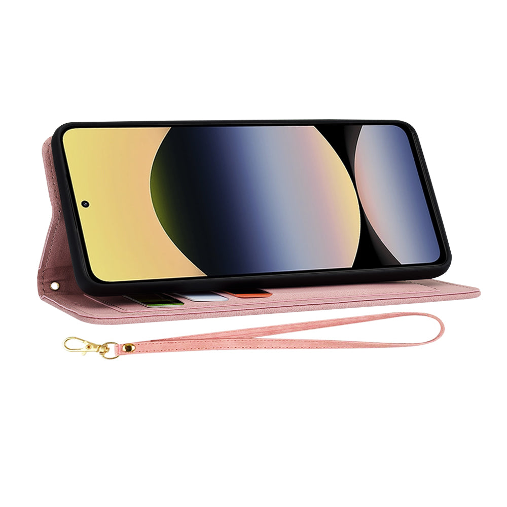 Puzdro pre Xiaomi Redmi Note 14 5G, Techsuit, FlipCraft, Ružové