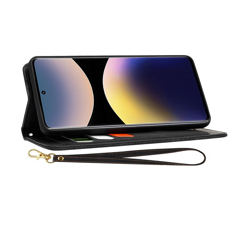 Puzdro pre Xiaomi Redmi Note 14 Pro 4G, Techsuit, FlipCraft, Čierna