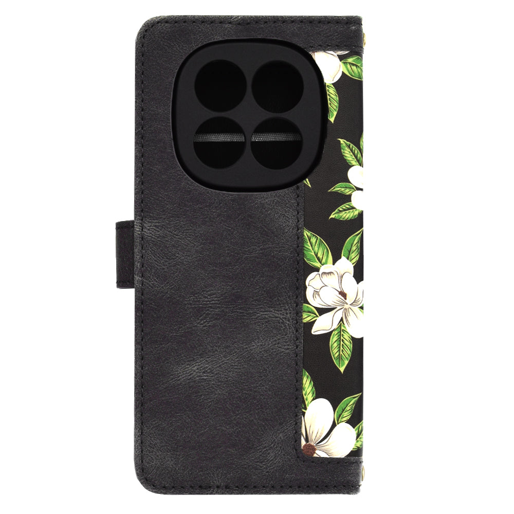 Puzdro pre Xiaomi Redmi Note 14 Pro 4G, Techsuit, FlipCraft, Čierna