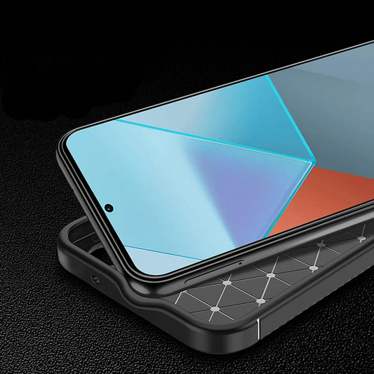 Puzdro pre Xiaomi Redmi Note 14 Pro+ 5G / Note 14 Pro 5G / Poco X7, Techsuit, CarbonFiber, Čierne