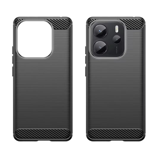 Puzdro pre Xiaomi Redmi Note 14S, Techsuit, Karbón, Čierna