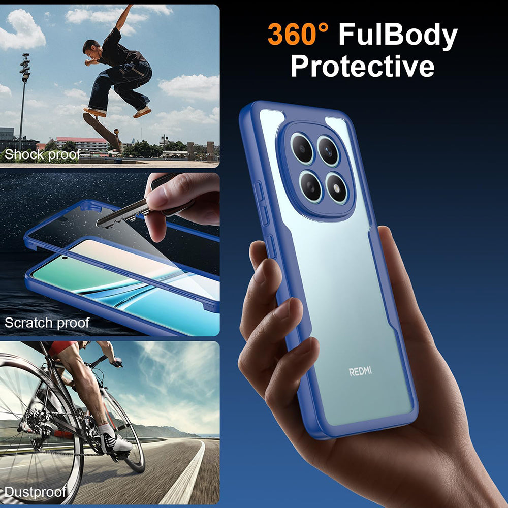 Puzdro pre Xiaomi Redmi Note 15 4G, Techsuit, ColorVerse 360, Modrá