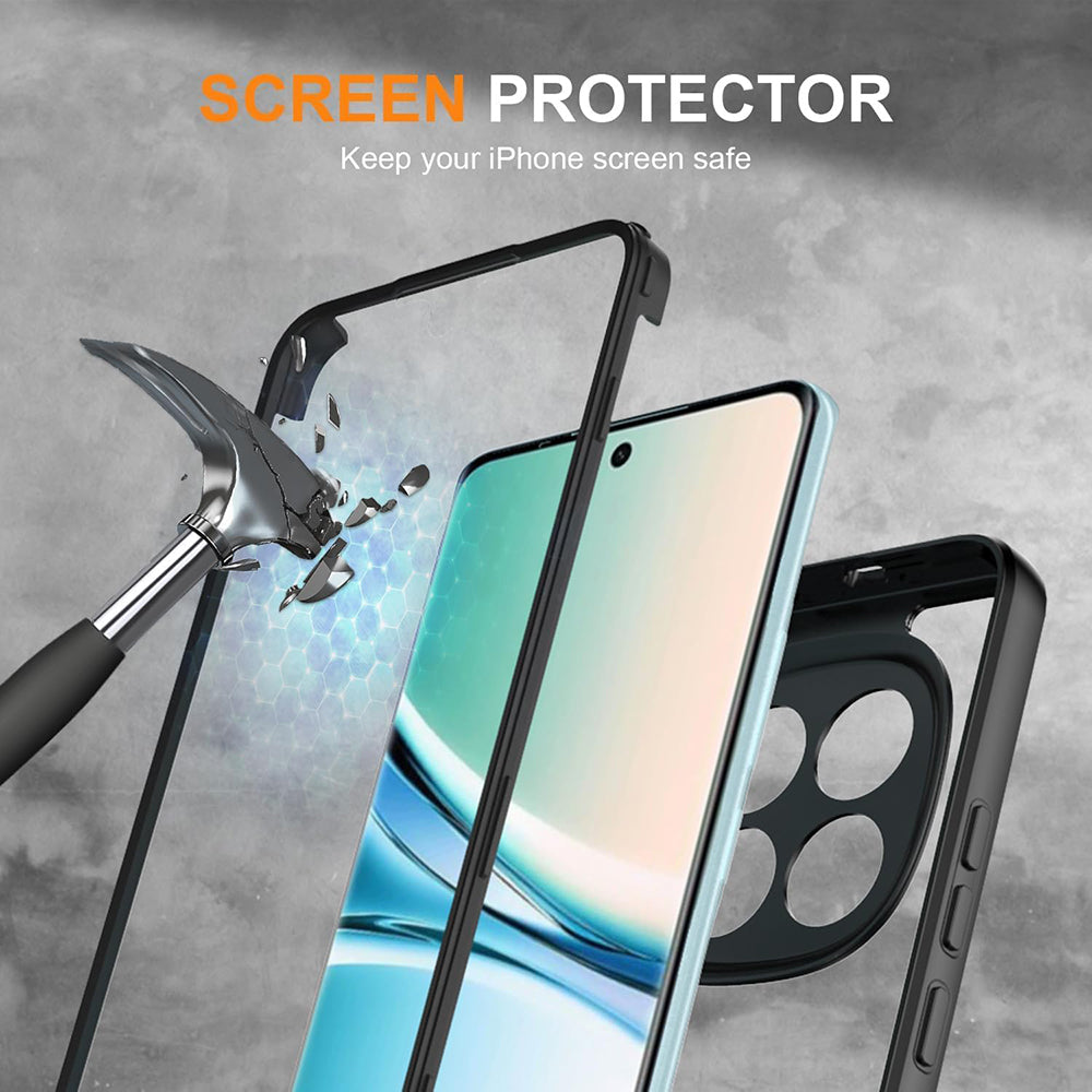 Puzdro pre Xiaomi Redmi Note 15 4G, Techsuit, ColorVerse 360, Čierne