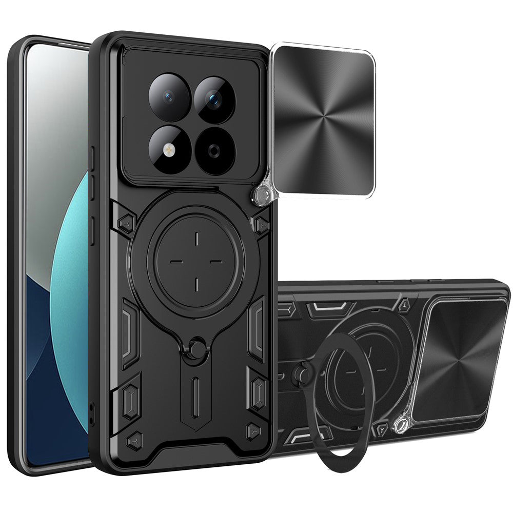 Puzdro pre Xiaomi Redmi Note 15 Pro 4G, Techsuit, CamGuard Pro, Čierne