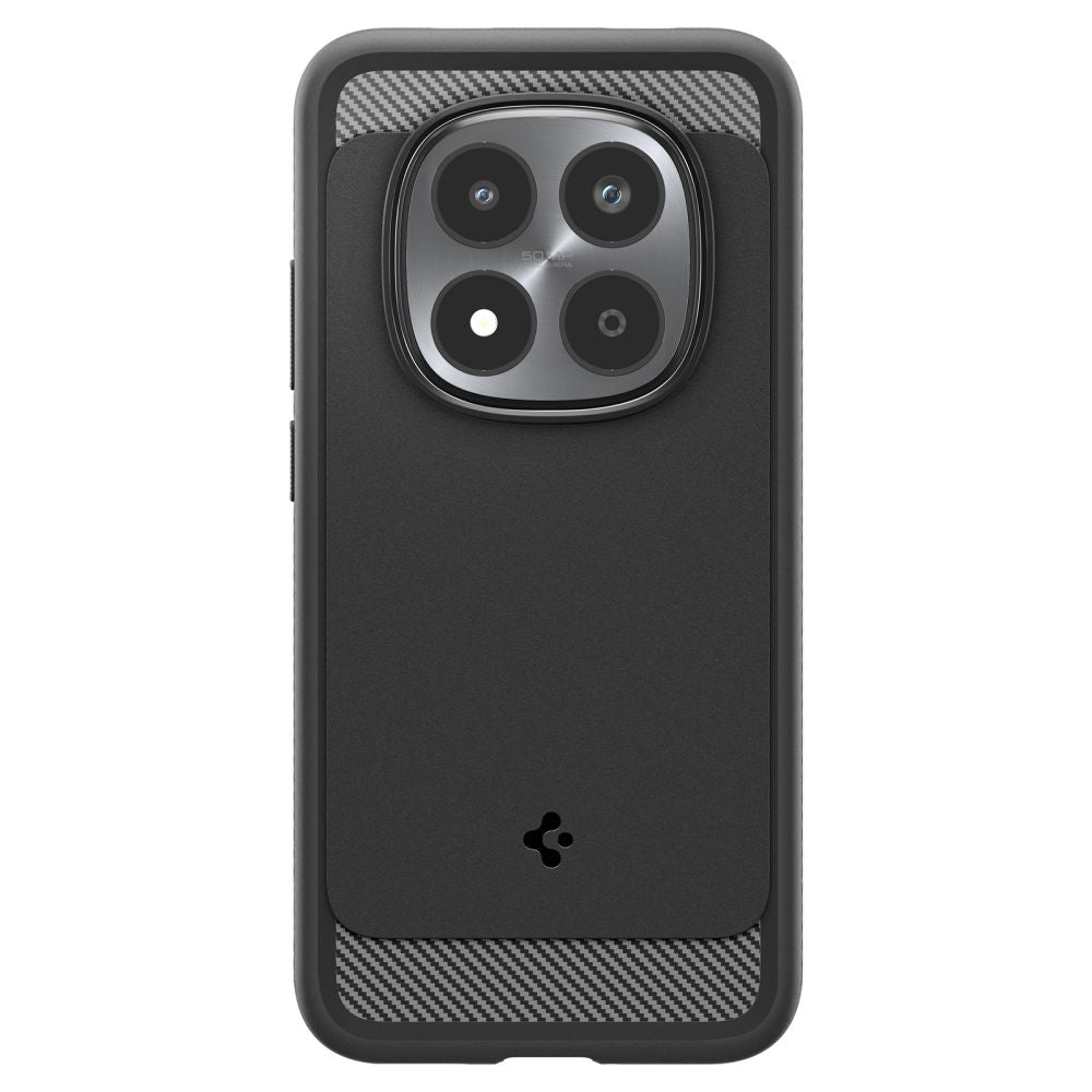 Puzdro pre Xiaomi Redmi Note 15 Pro 5G, Spigen, Rugged Armor, Matná čierna ACS10460