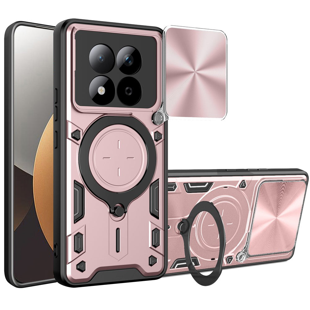 Puzdro pre Xiaomi Redmi Note 15 Pro 5G, Techsuit, CamGuard Pro, Ružovo Zlaté