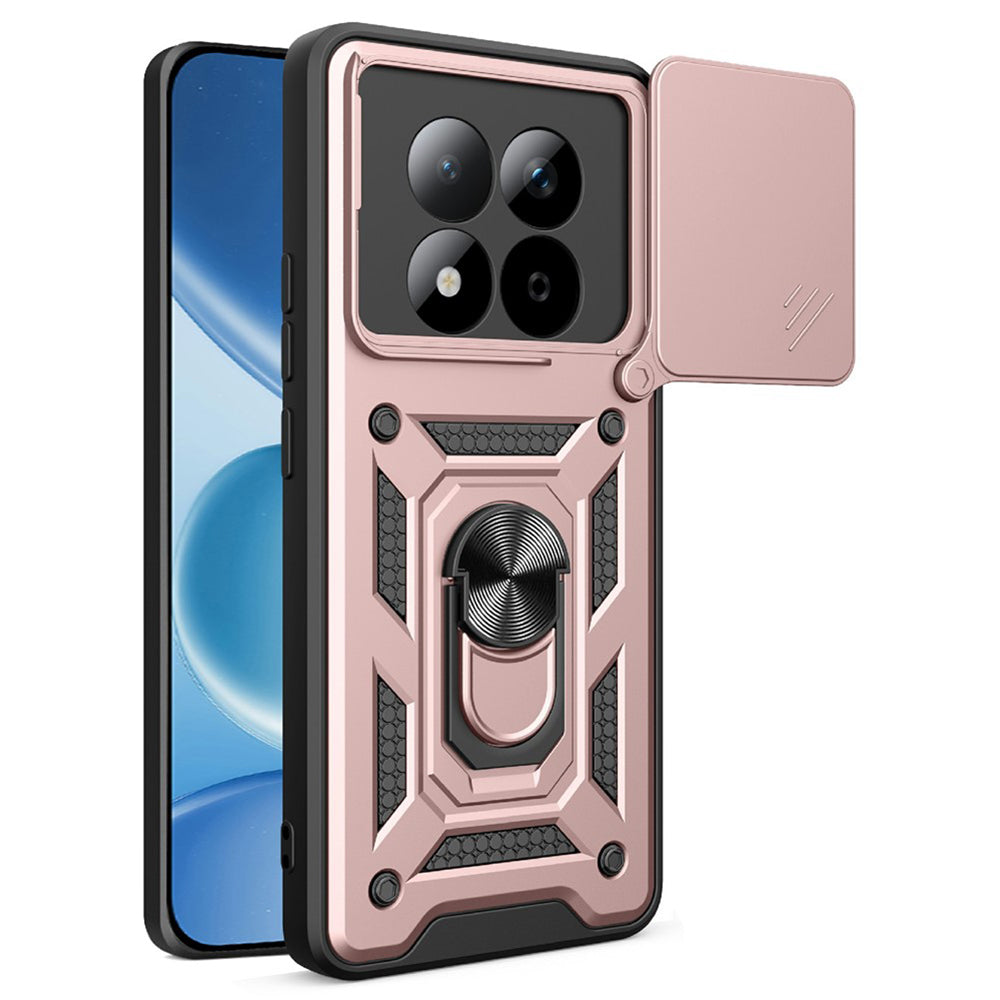 Puzdro pre Xiaomi Redmi Note 15 Pro 5G, Techsuit, CamShield, Ružové Zlato