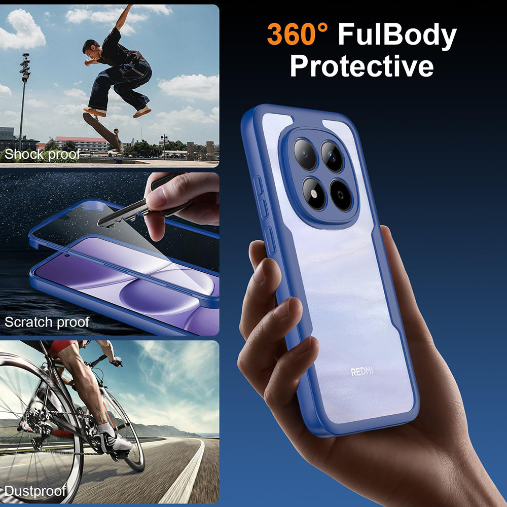 Puzdro pre Xiaomi Redmi Note 15 Pro 5G, Techsuit, ColorVerse 360, Modrá