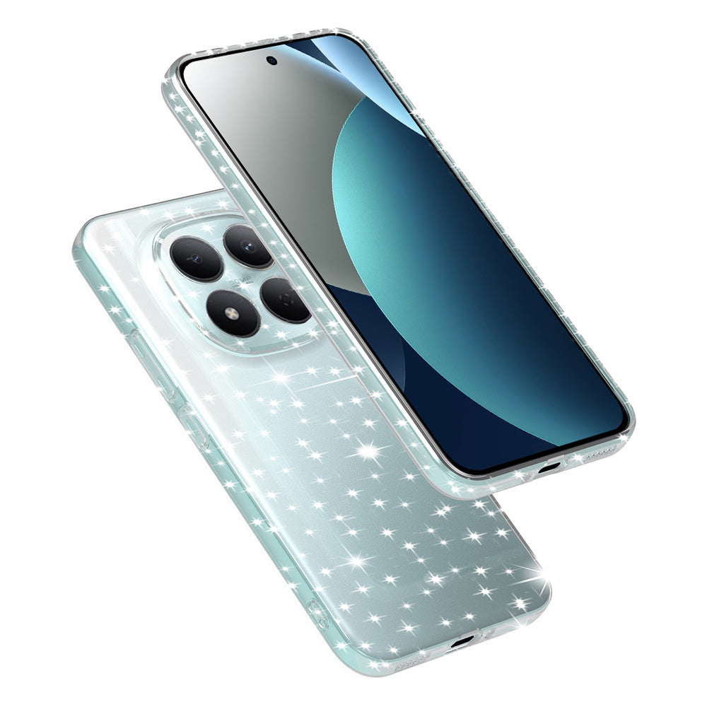 Puzdro pre Xiaomi Redmi Note 15 Pro 5G, Techsuit, SparkleSkin, Priehľadné