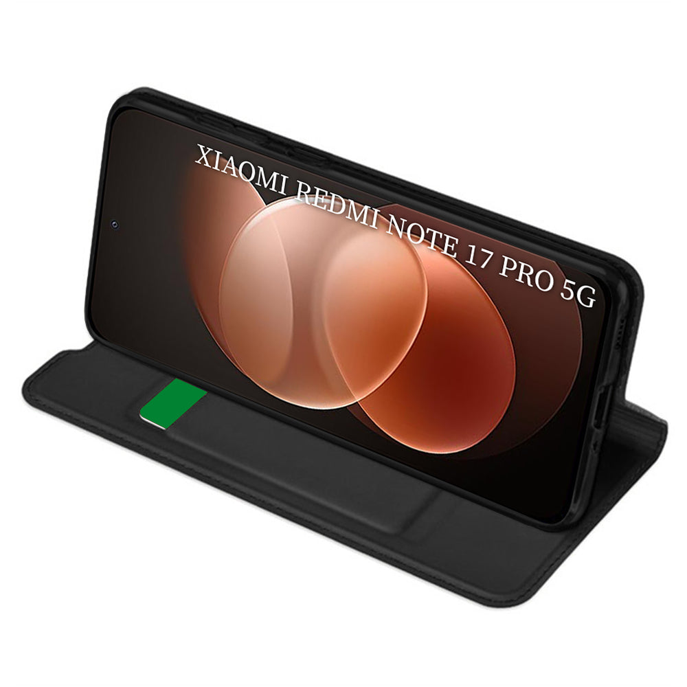 Puzdro pre Xiaomi Redmi Note 17 Pro, Techsuit, Magskin Book, Čierne