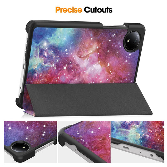 Obal na Xiaomi Redmi Pad SE 8.7, Techsuit, FoldPro Galaxy, viacfarebný