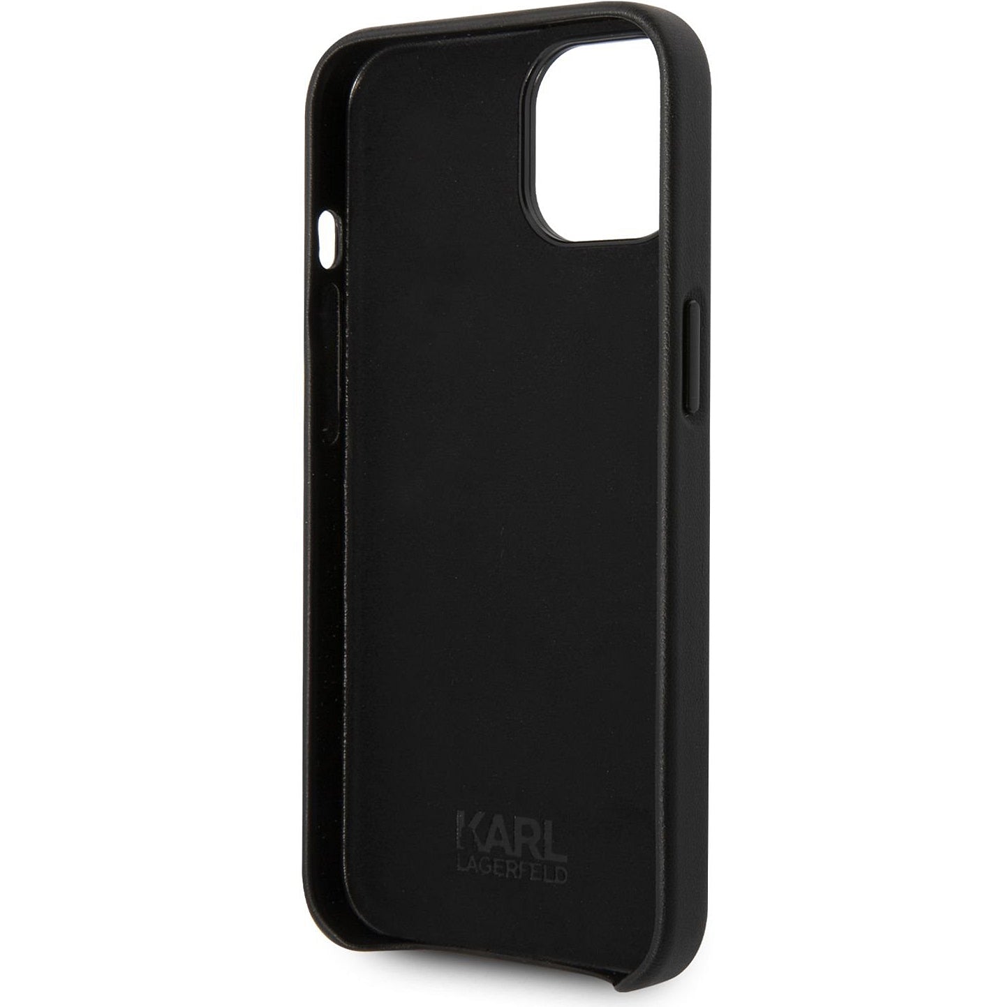 Puzdro pre Apple iPhone 14 Plus, Karl Lagerfeld, Perforated Logo, Čierne