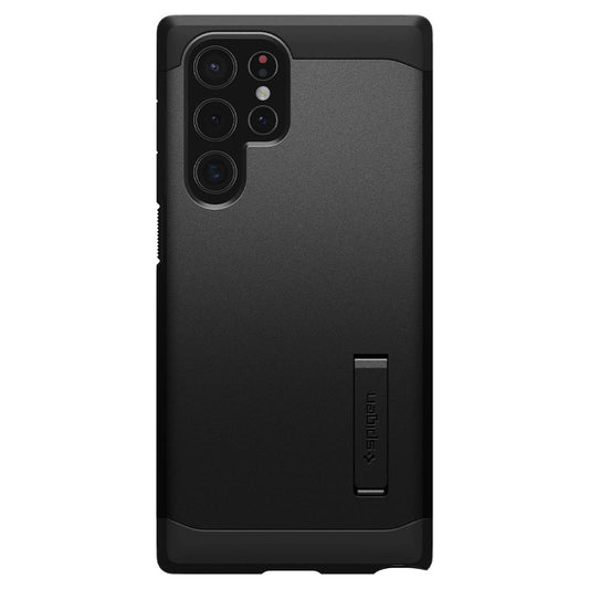 Puzdro pre Samsung Galaxy S22 Ultra 5G S908, Spigen, Tough Armor, Čierne ACS03923
