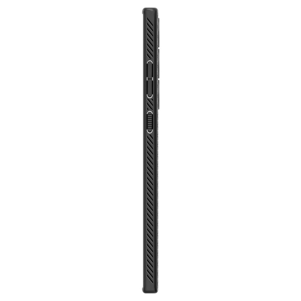 Puzdro pre Samsung Galaxy S23 Ultra S918, Spigen, Liquid Air, Matná čierna ACS05614