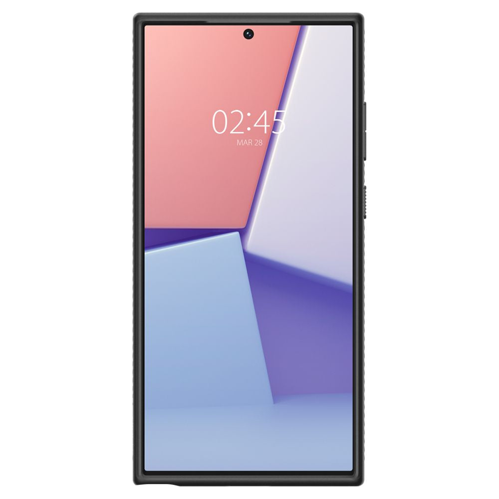 Puzdro pre Samsung Galaxy S23 Ultra S918, Spigen, Liquid Air, Matná čierna ACS05614