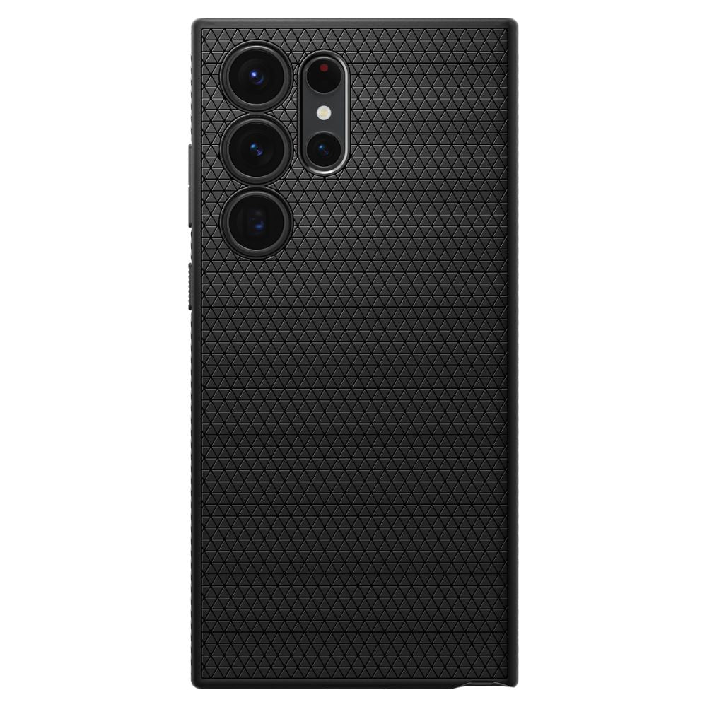 Puzdro pre Samsung Galaxy S23 Ultra S918, Spigen, Liquid Air, Matná čierna ACS05614