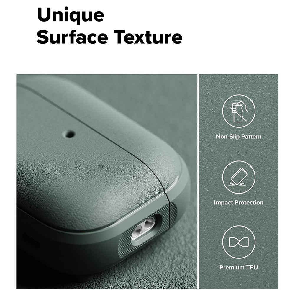 Puzdro Ringke Onyx pre Apple AirPods 3, Zelené