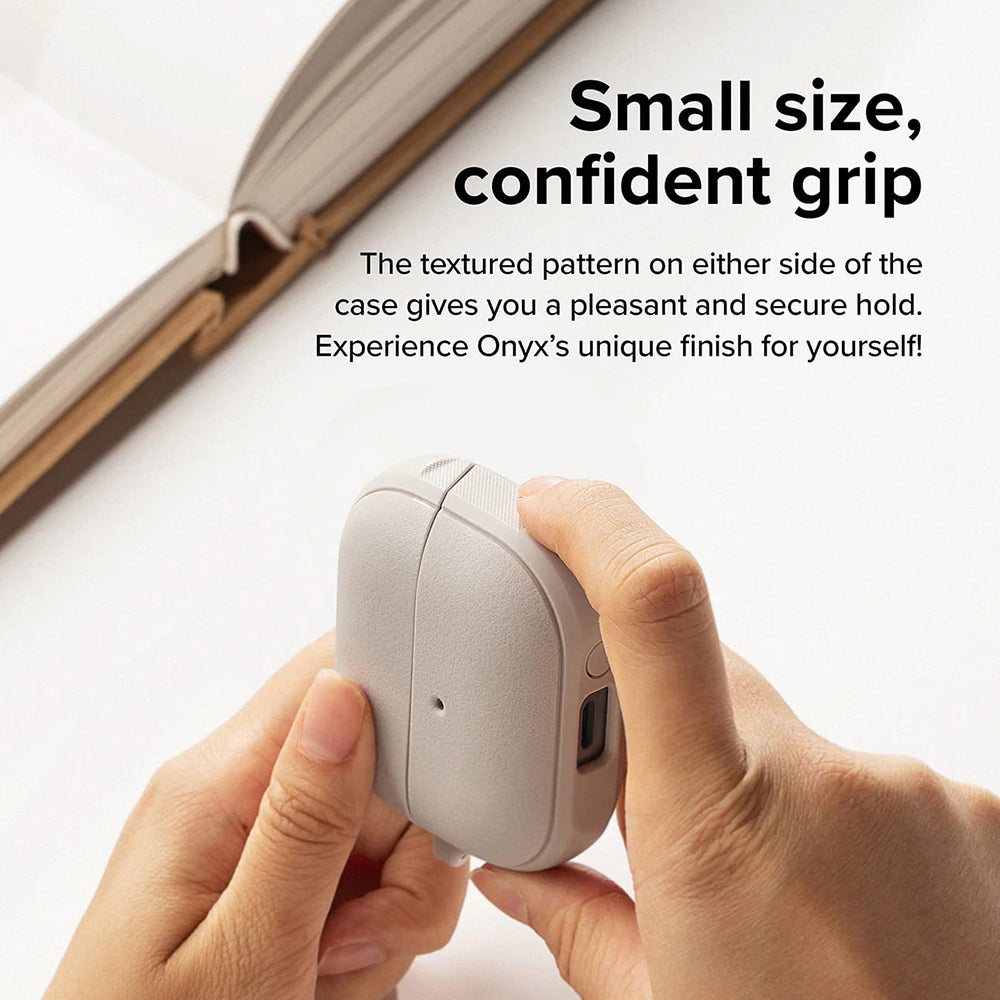 Magnetické puzdro Ringke Onyx pre Samsung Galaxy Buds3 FE / Buds3 Pro / Buds3, sivé