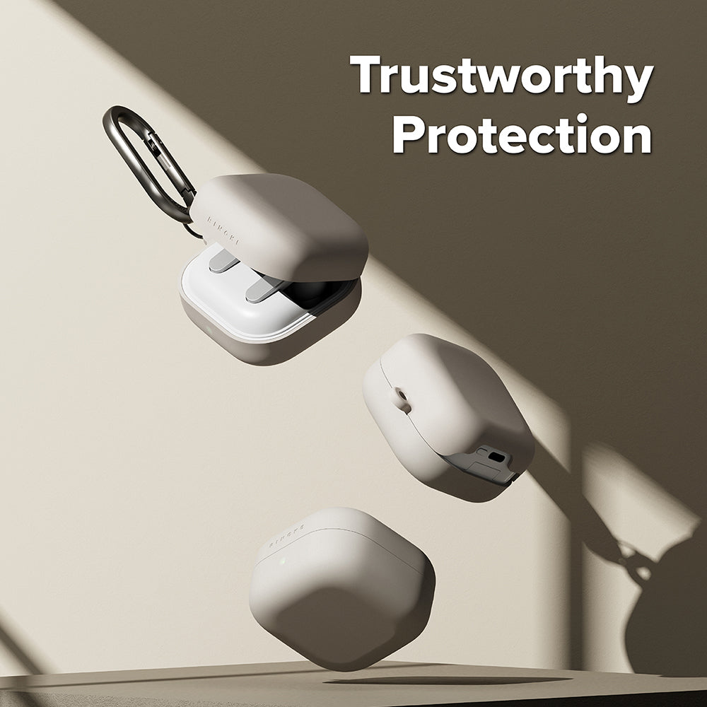 Puzdro Ringke pre Samsung Galaxy Buds 4 Pro, Krémové