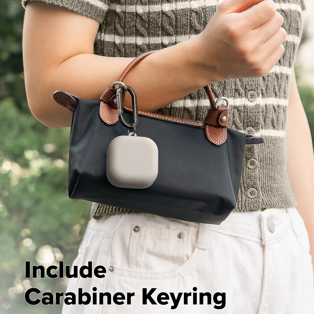 Puzdro Ringke pre Samsung Galaxy Buds 4 Pro, Krémové