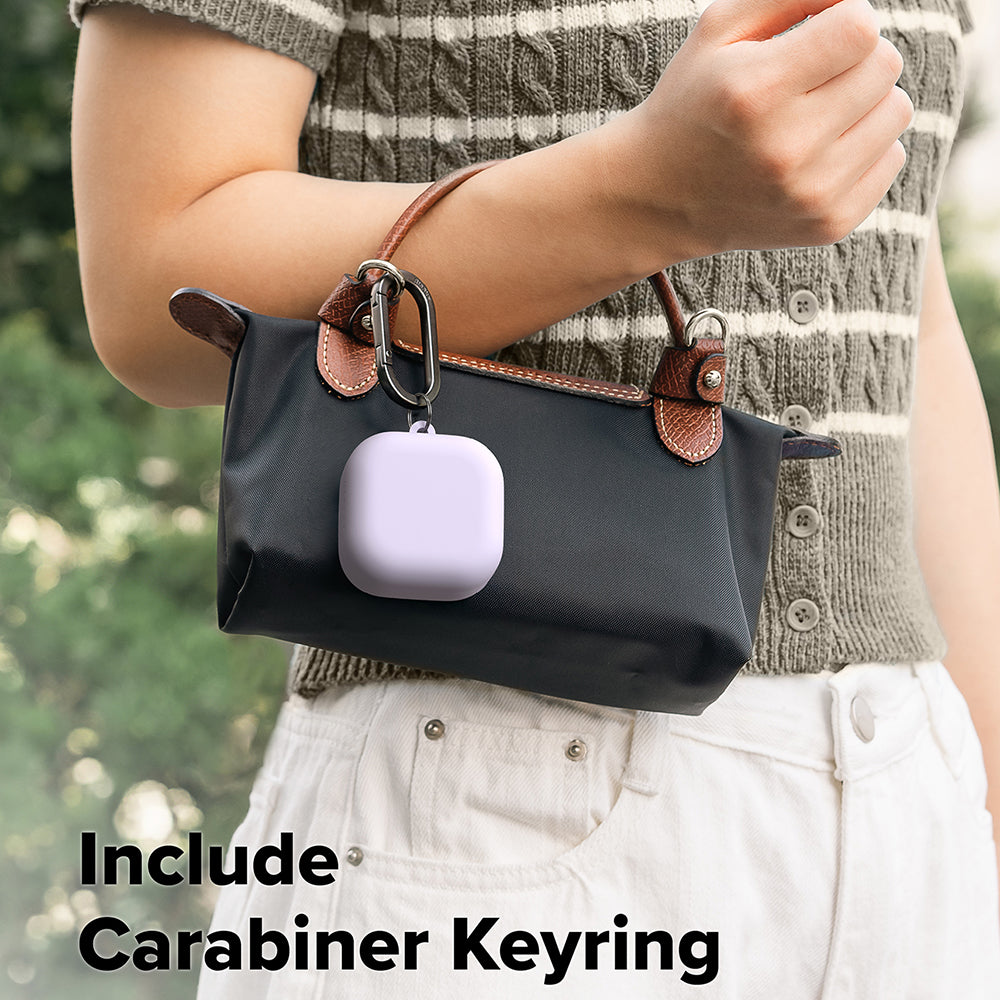 Puzdro Ringke pre Samsung Galaxy Buds4 / Buds4 Pro, Svetlofialové