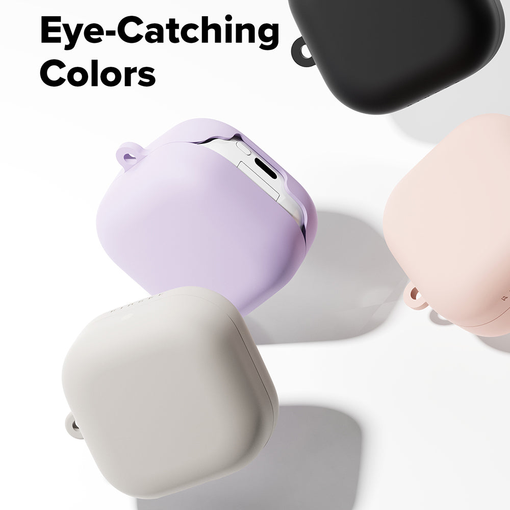 Puzdro Ringke pre Samsung Galaxy Buds4 / Buds4 Pro, Svetlofialové