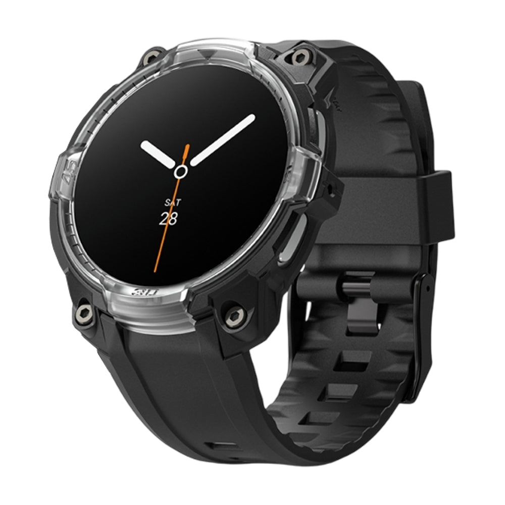 Puzdro Ringke Rugged Gear pre Samsung Galaxy Watch8 44mm, Čierne Transparentné