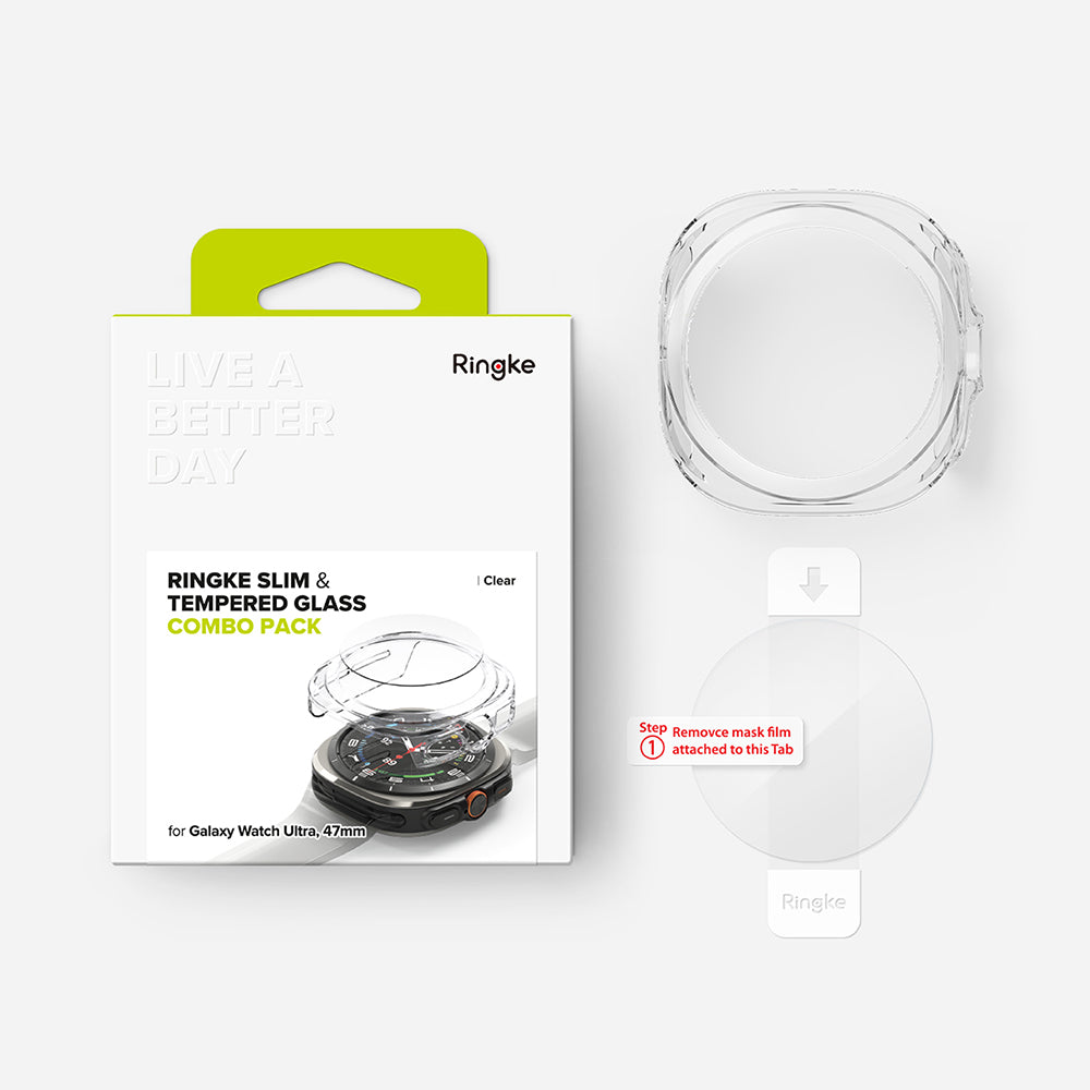 Puzdro Ringke Slim pre Samsung Galaxy Watch Ultra, priehľadné