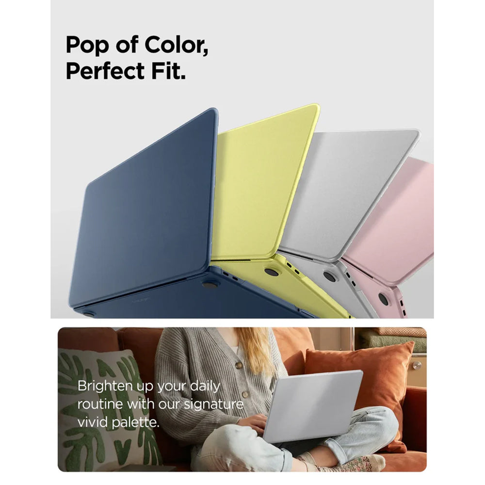 Obal Spigen Airskin pre Apple MacBook Neo 13 palcov, Priehľadný Matný ACS11543