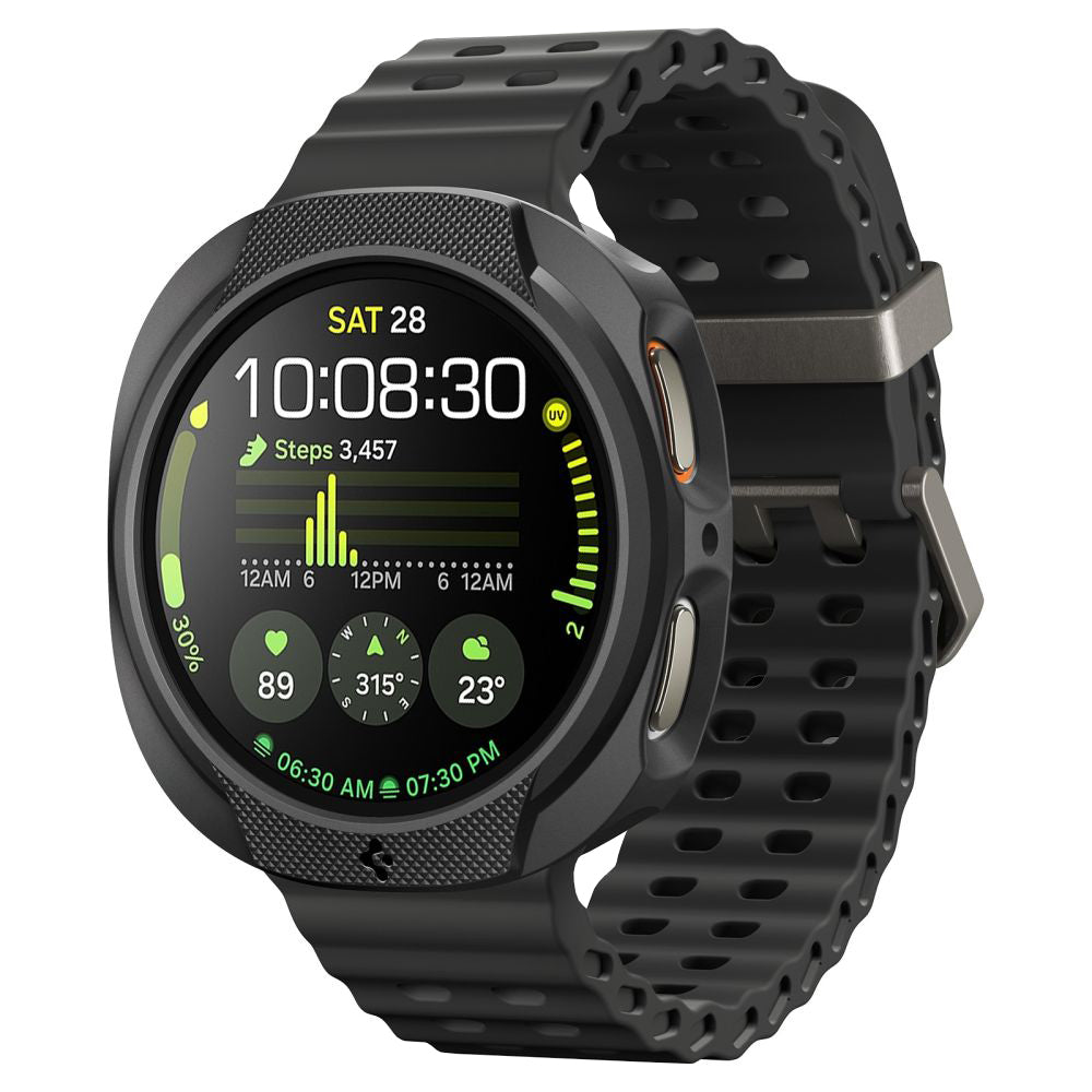 Puzdro Spigen Liquid Air pre Samsung Galaxy Watch8 40mm, Matné čierne ACS09840