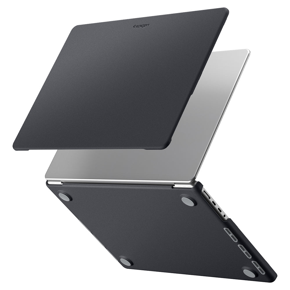 Puzdro Spigen Nano Pop pre Apple MacBook Pro 14 palcov (2026) / (2025) / (2024) / (2023) / (2021), čierne ACS11272