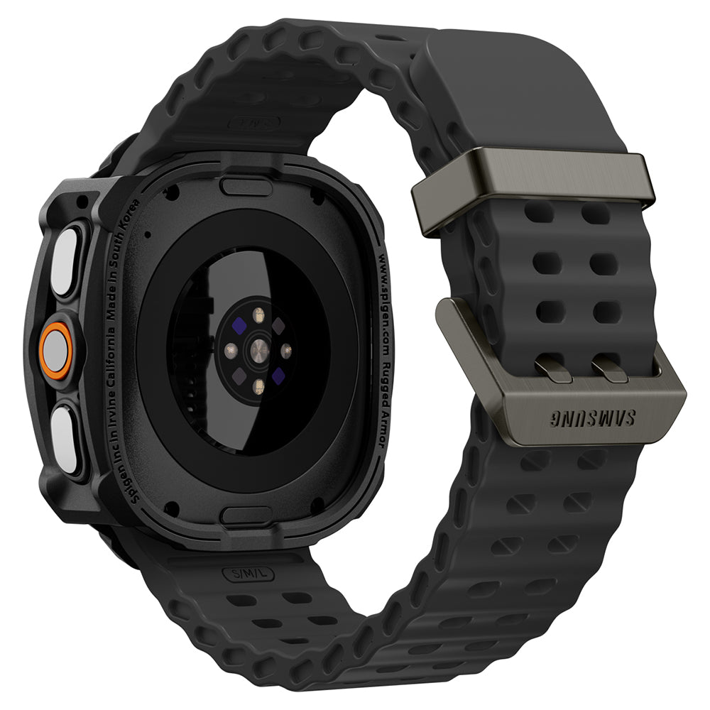 Spigen Rugged Armor púzdro pre Samsung Galaxy Watch Ultra2, matná čierna ACS11611