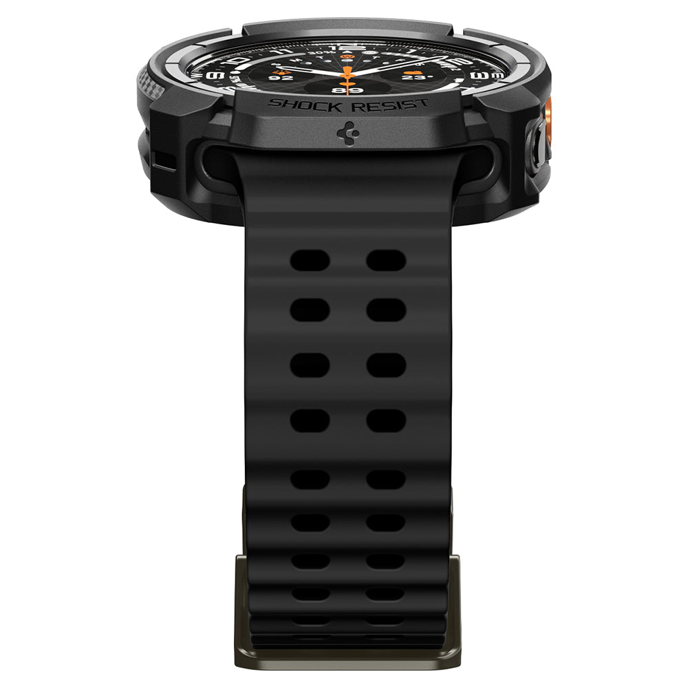 Spigen Rugged Armor púzdro pre Samsung Galaxy Watch Ultra2, matná čierna ACS11611