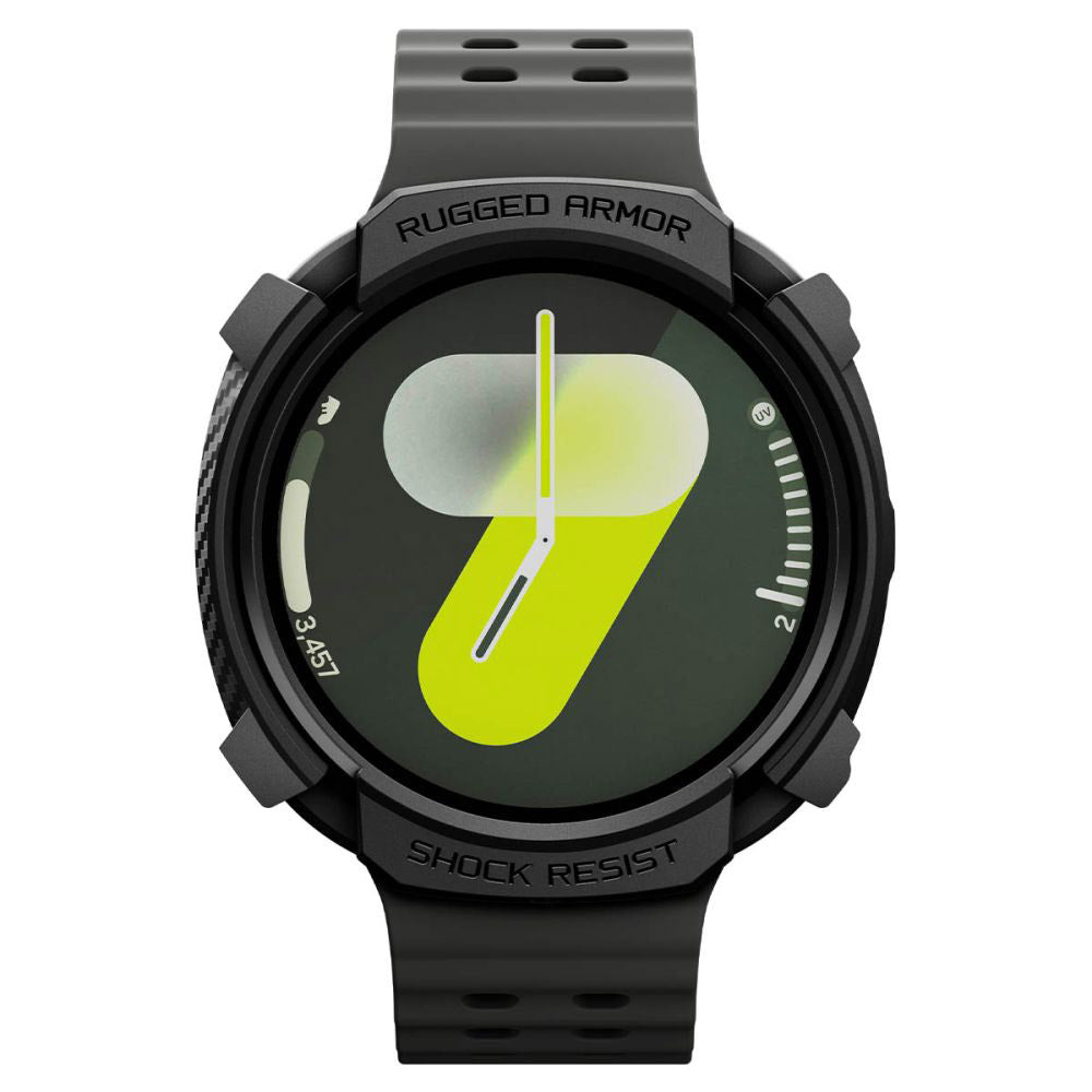 Puzdro Spigen Rugged Armor pre Samsung Galaxy Watch8 44mm, Matná čierna ACS10006