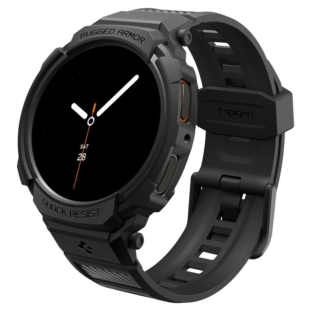 Puzdro Spigen Rugged Armor Pro pre Samsung Galaxy Watch8 40mm, Matná Čierna ACS10005