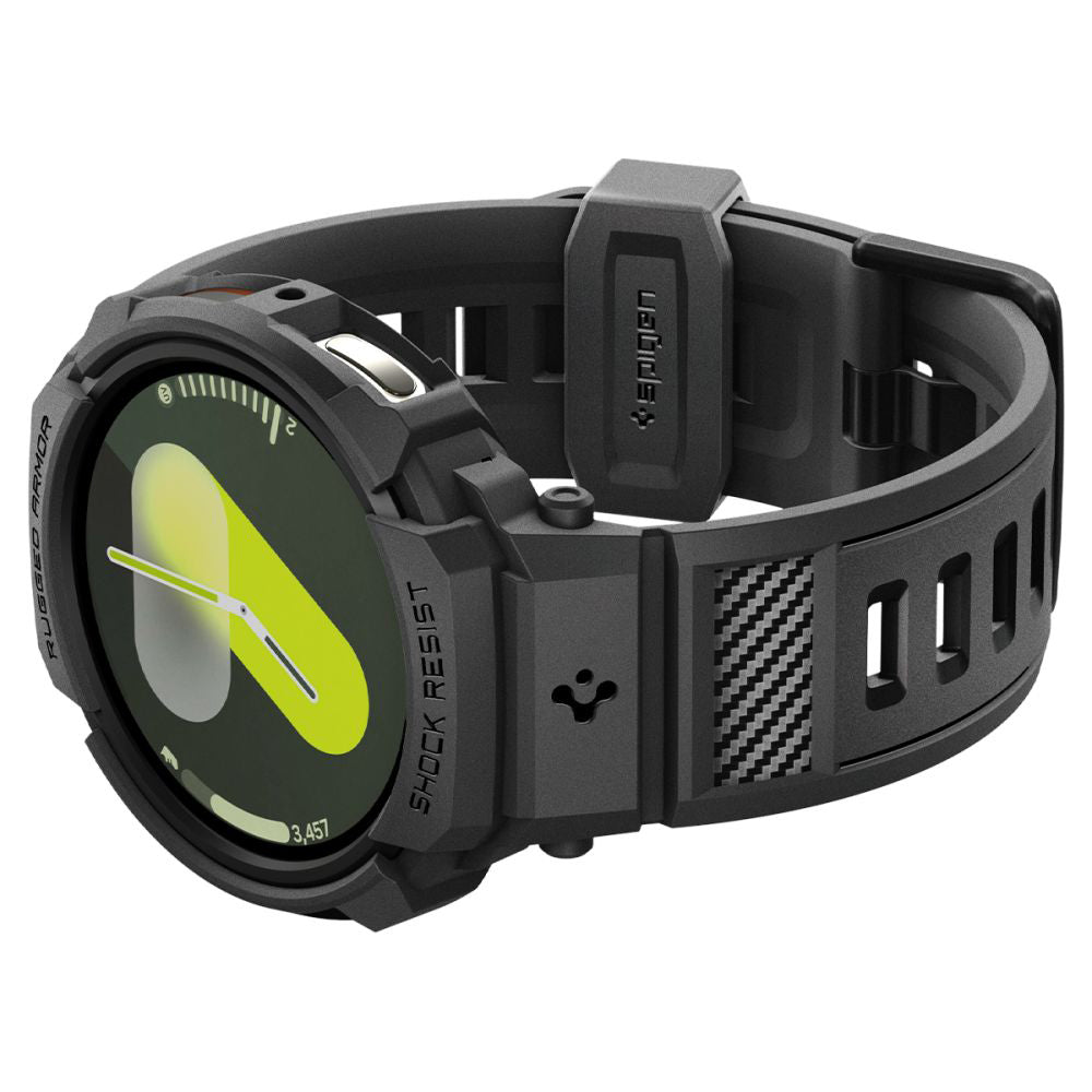 Puzdro Spigen Rugged Armor Pro pre Samsung Galaxy Watch8 40mm, Matná Čierna ACS10005