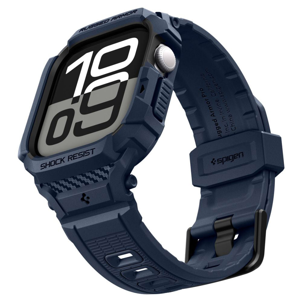 Puzdro Spigen Rugged Armor Pro V2 pre Apple Watch Series 10 / 11 42mm, Námornícka modrá ACS10495