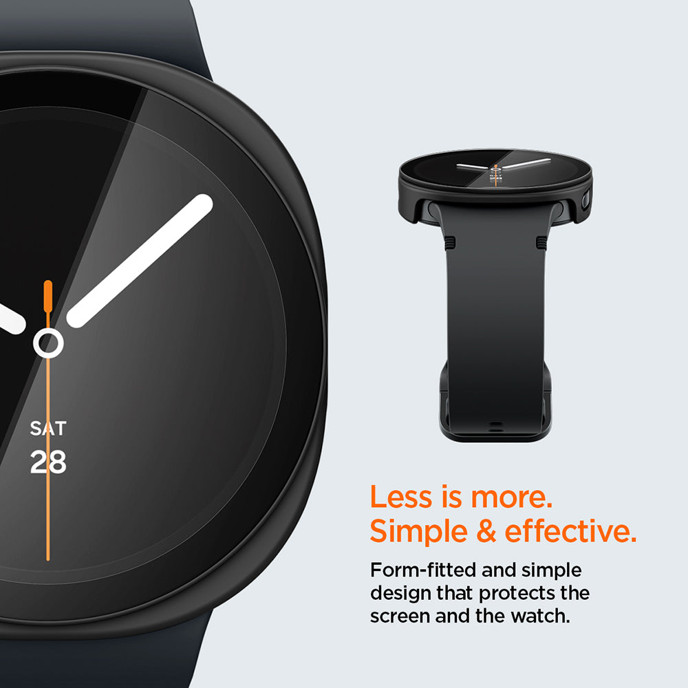 Obal Spigen Thin Fit 360 pre Samsung Galaxy Watch9 / Watch8 44mm, čierny ACS11601