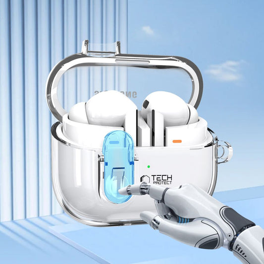 Puzdro Tech-Protect Flexair pre Samsung Galaxy Buds3 FE / Buds3 Pro / Buds3, Transparentné