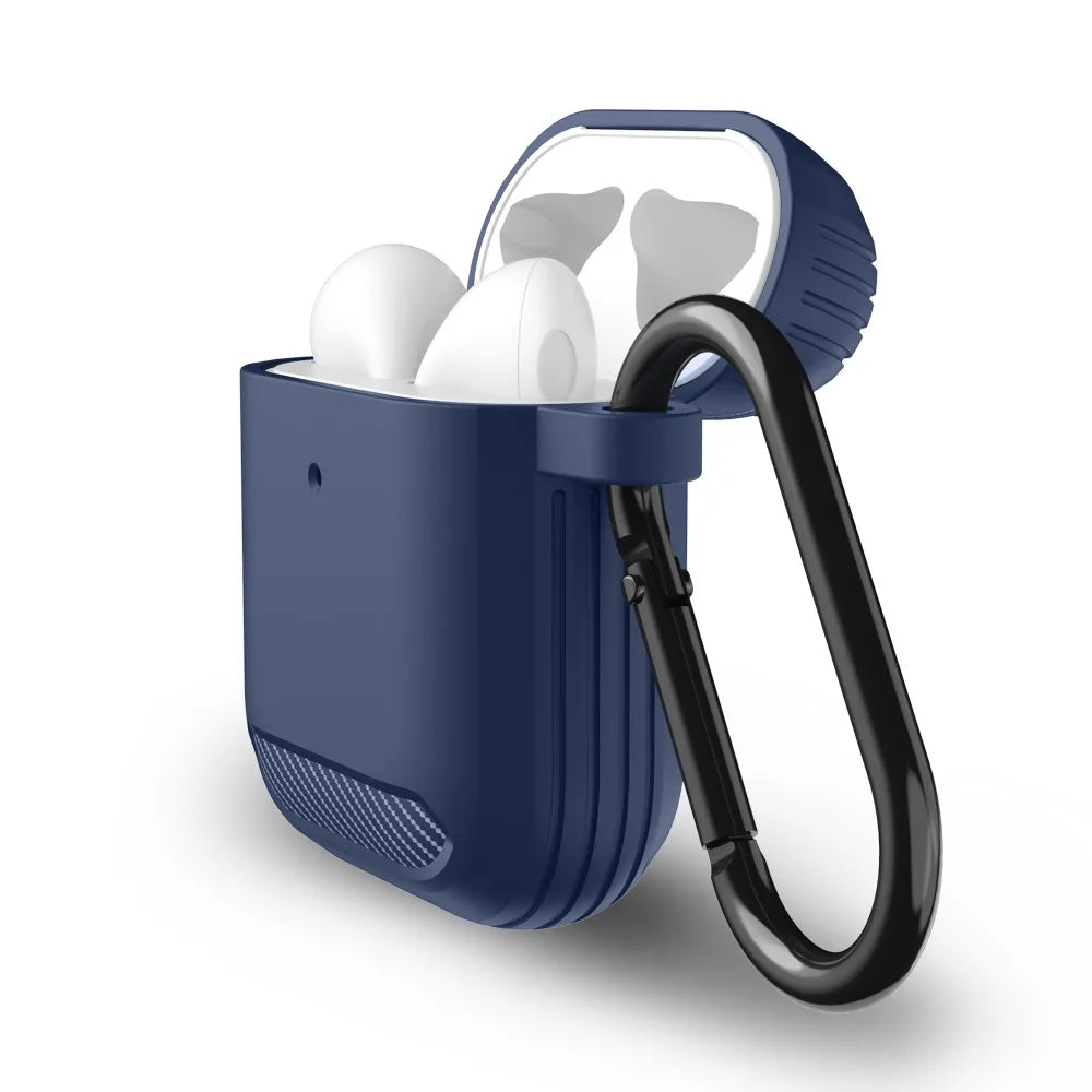 Obal Techsuit Carbon pre Apple AirPods Gen 2 / Gen 1, Ružový