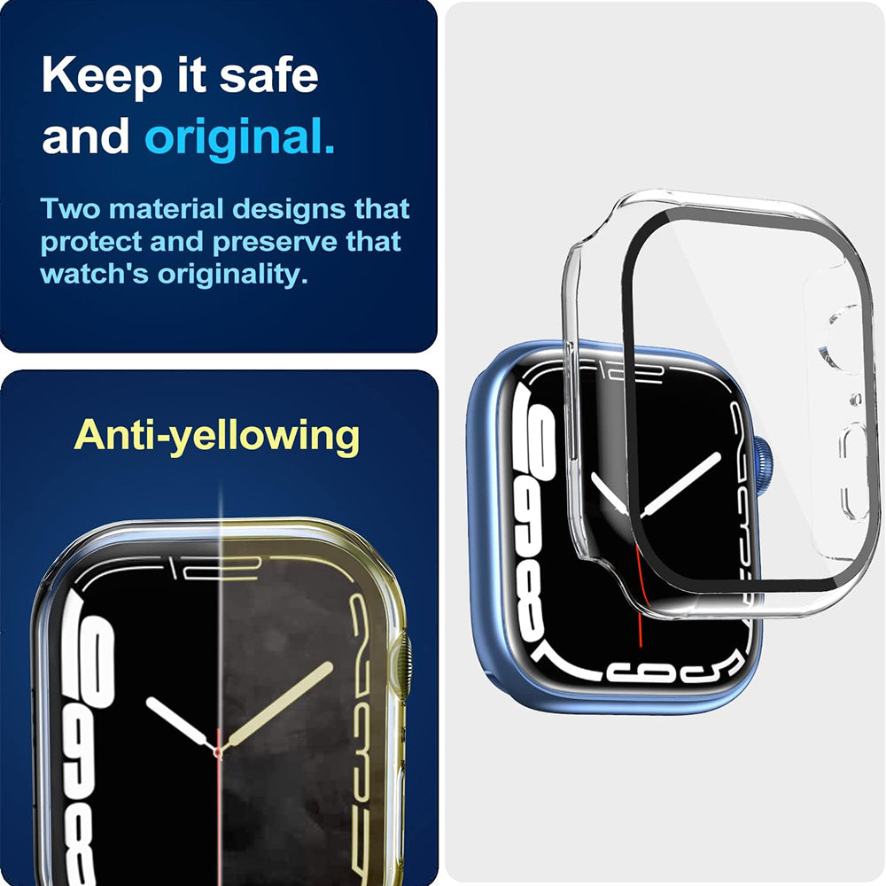Obal Techsuit Defense360 Pro pre Apple Watch 7 45mm Series, priehľadný