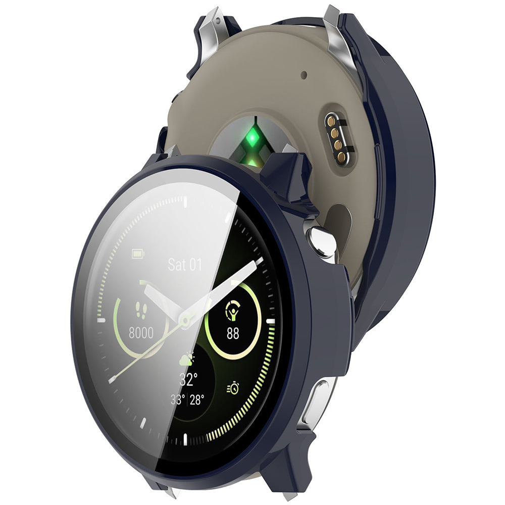 Puzdro Techsuit Defense360 Pro pre Garmin Venu 4 45mm, Tmavomodré