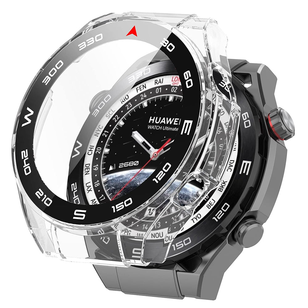 Obal Techsuit Defense360 Pro Bezel pre Huawei Watch Ultimate, priehľadný