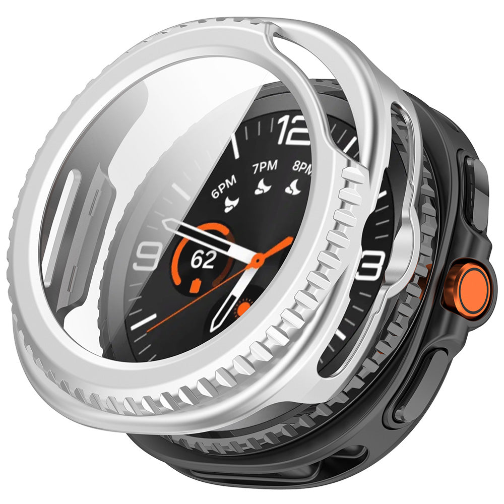 Obal Techsuit Defense360 Pro pre Samsung Galaxy Watch8 Classic, Strieborný