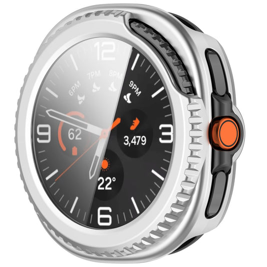 Obal Techsuit Defense360 Pro pre Samsung Galaxy Watch8 Classic, Strieborný