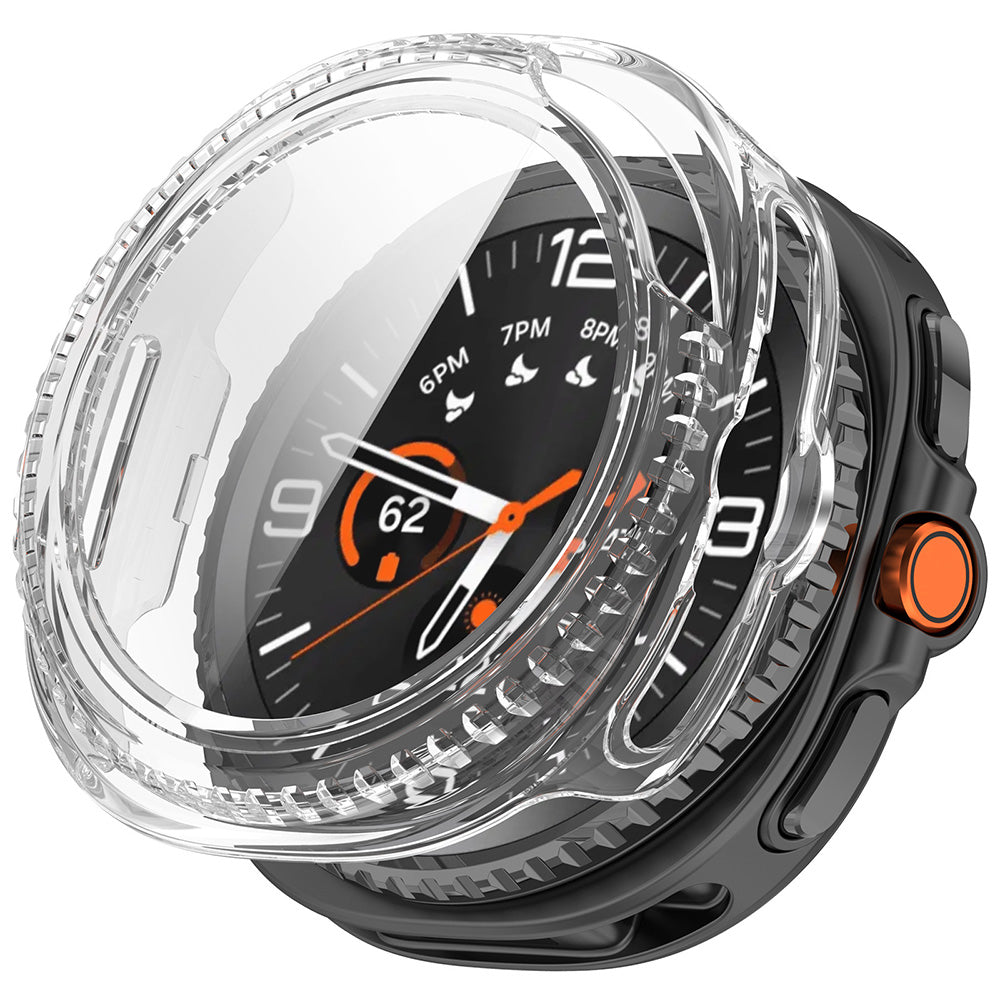 Obal Techsuit Defense360 Pro pre Samsung Galaxy Watch8 Classic, priehľadný