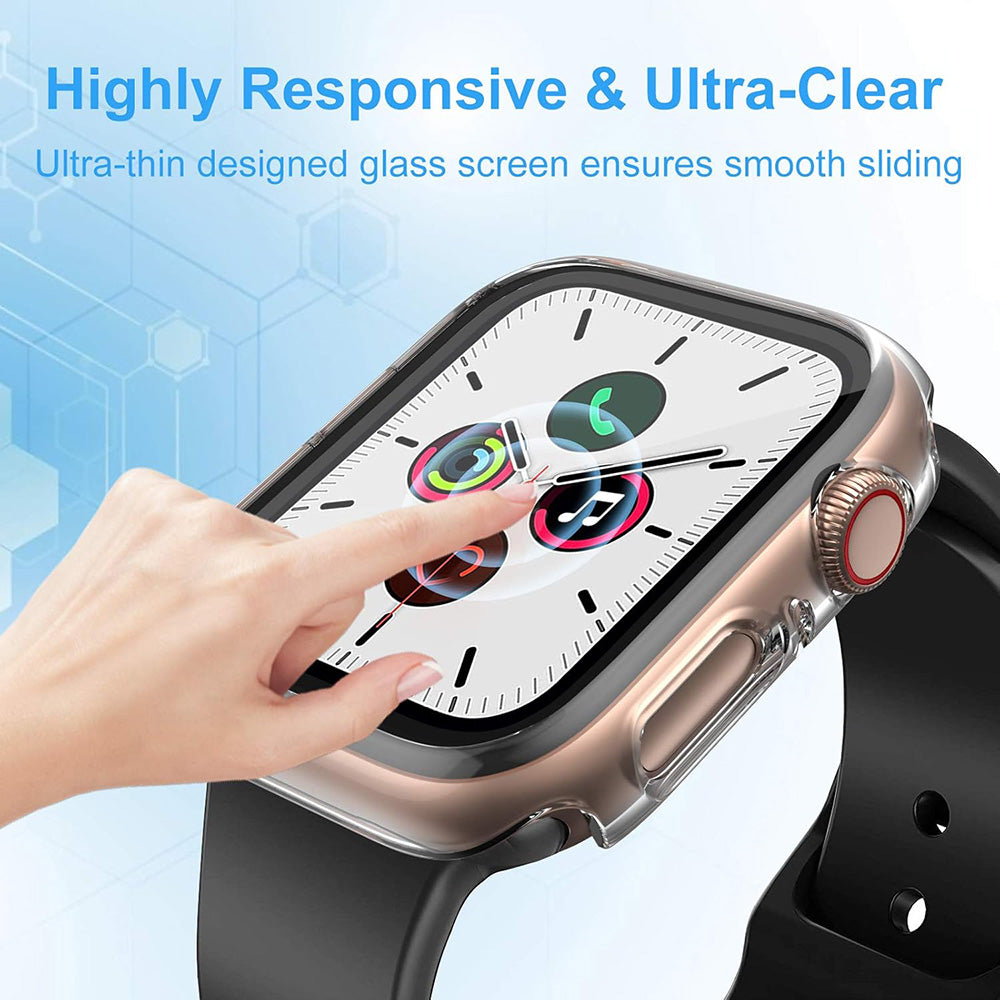 Techsuit Defense360 Pro Case for Xiaomi Smart Band 8, Transparent