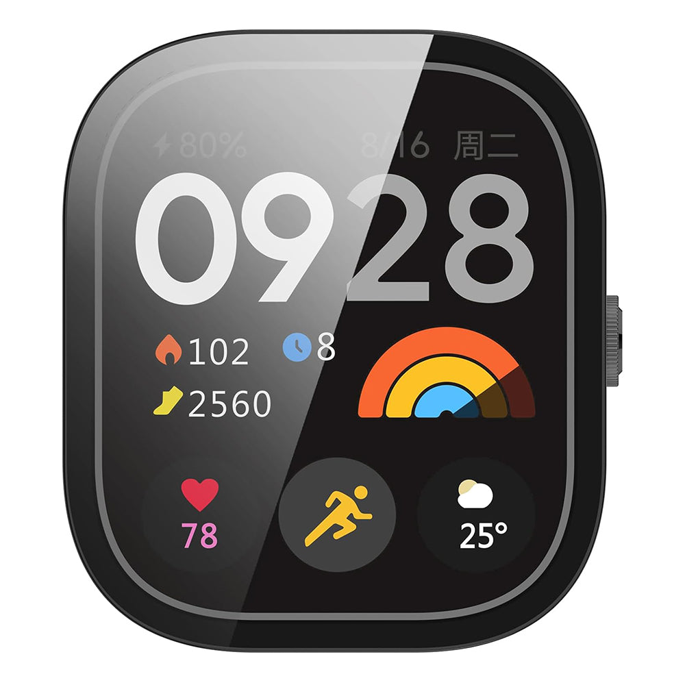 Obal Techsuit Defense360 Pro pre Xiaomi Redmi Watch 4, čierny