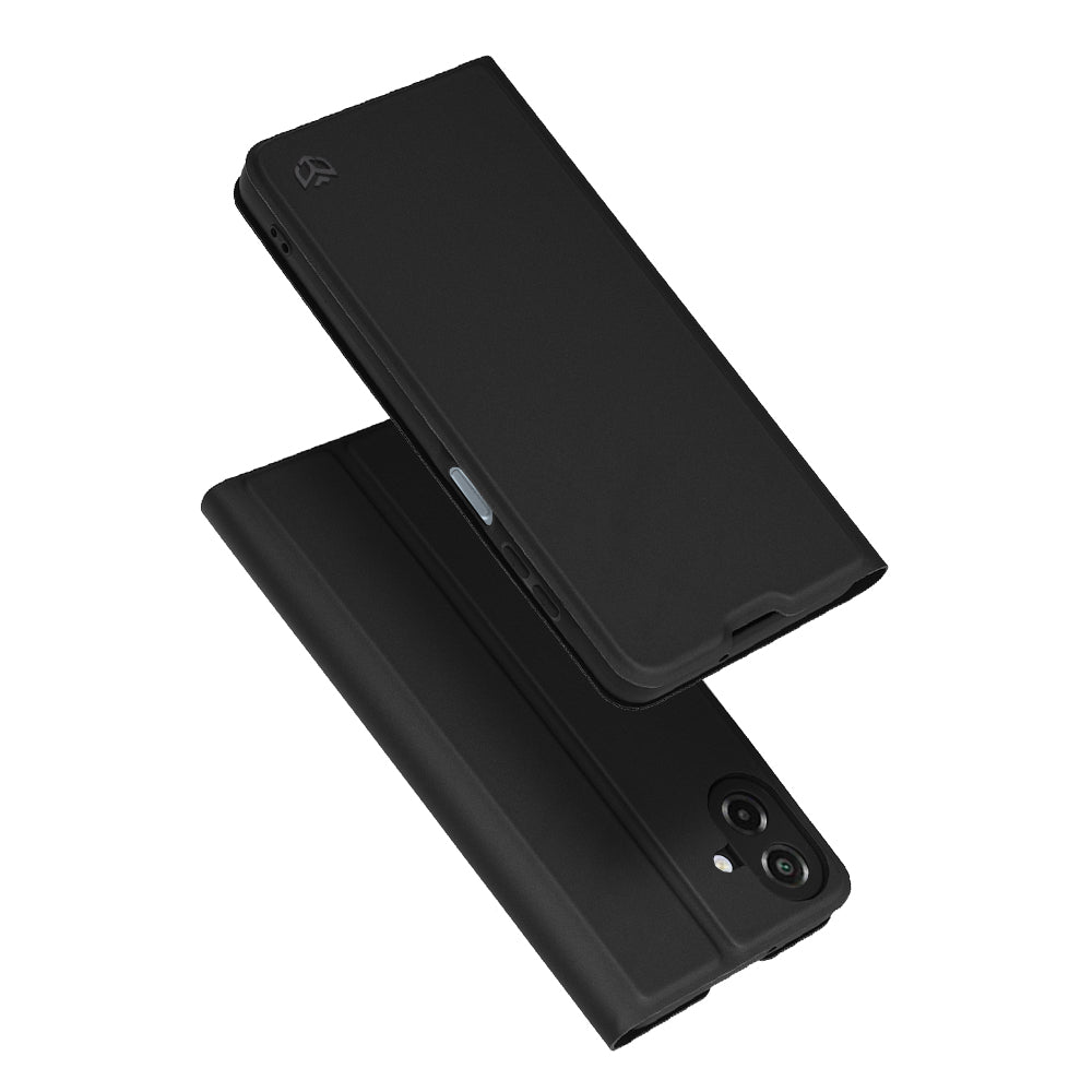 Puzdro pre Samsung Galaxy A07 4G A075, Techsuit, Magskin Book, Čierne